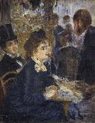 Pierre Renoir At the Cafe oil painting artist